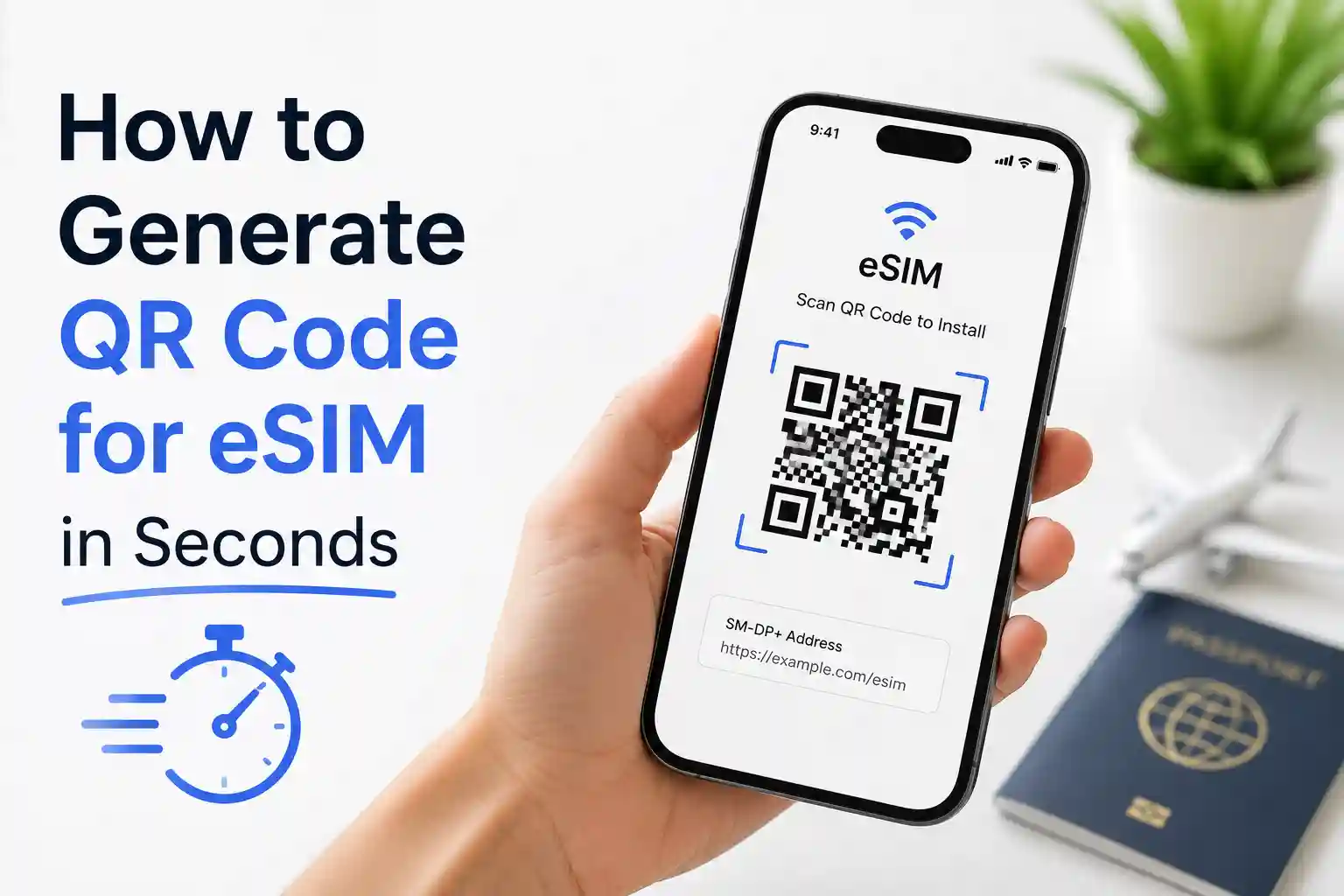 How to Generate QR Code for eSIM in Seconds
