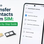 How to Transfer Contacts from SIM A Step-by-Step Guide