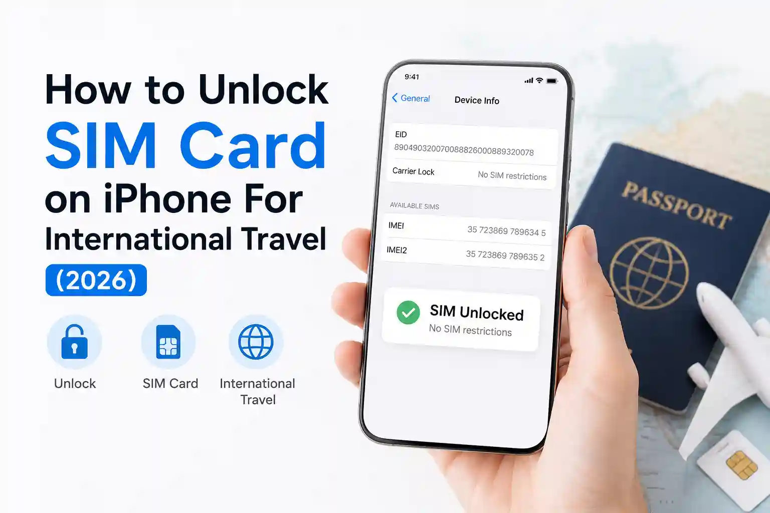 How to Unlock SIM Card on iPhone For International Travel (2026)