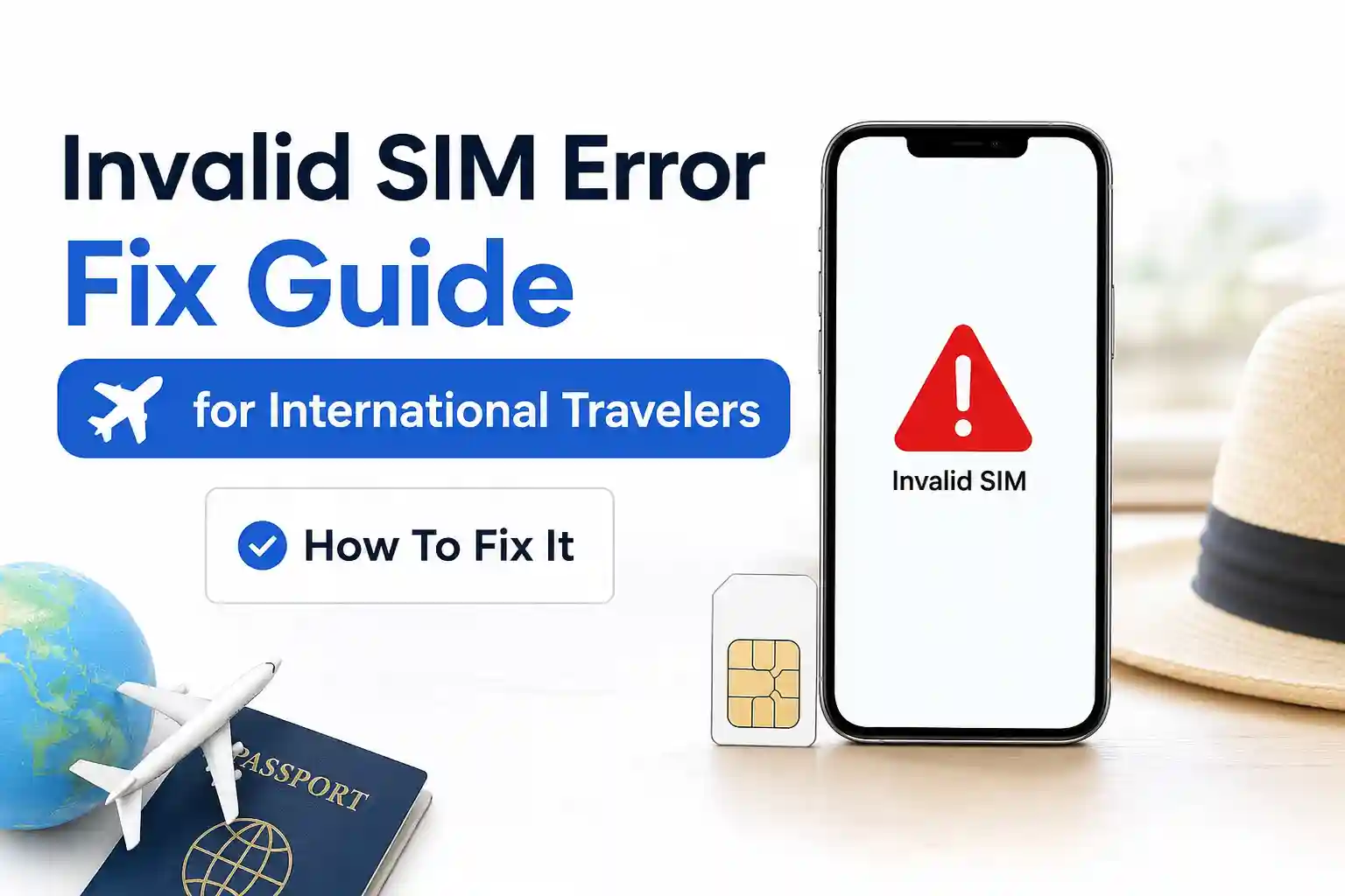 Invalid SIM Error Fix Guide for International Travelers (How To Fix It)