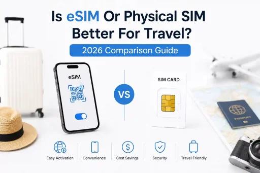 Is eSIM Or Physical SIM Better For Travel 2026 Comparison Guide
