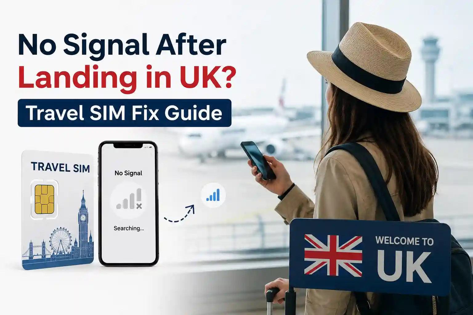 No Signal After Landing in UK Travel SIM Fix Guide