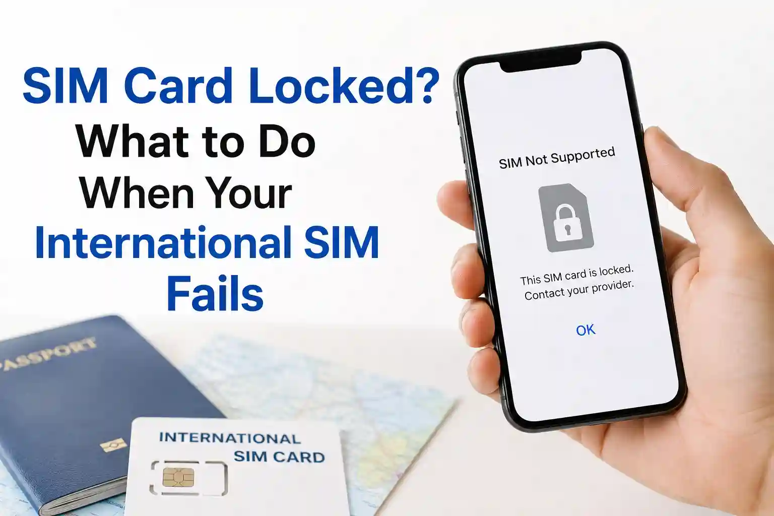 SIM Card Locked What to Do When Your International SIM Fails