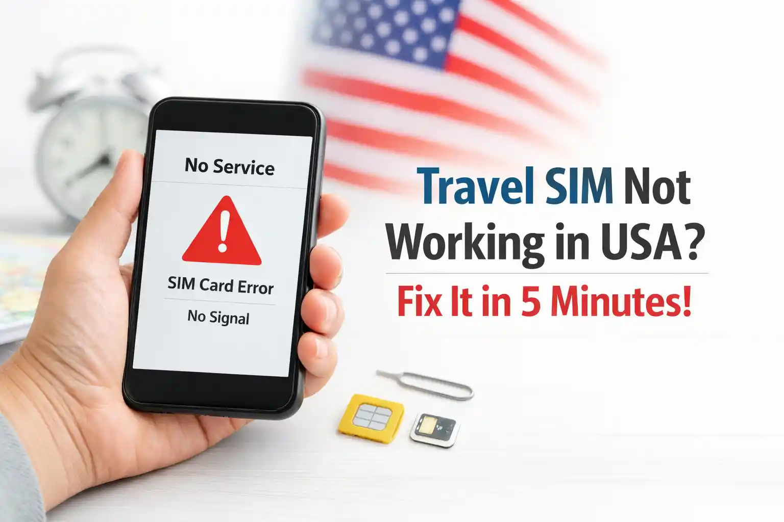 Travel SIM Not Working in USA? Fix It in 5 Minutes