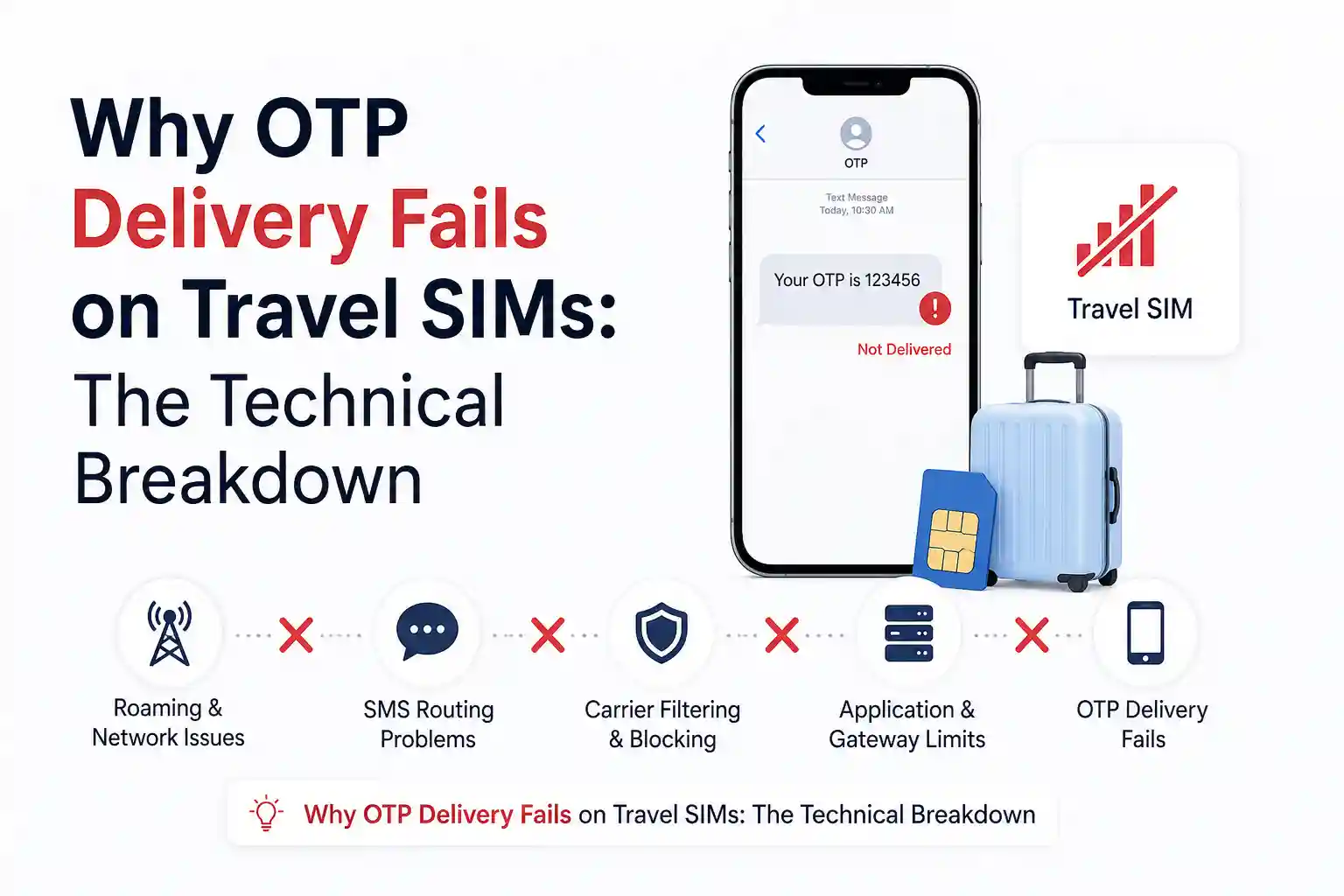 Why OTP Delivery Fails on Travel SIMs The Technical Breakdown