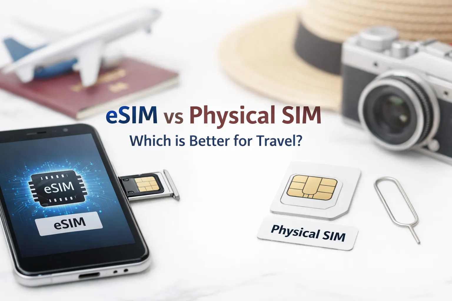 eSIM vs Physical SIM: Which is Better for Travel?