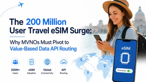 The 200 Million User Travel eSIM Surge Why MVNOs Must Pivot to Value-Based Data API Routing