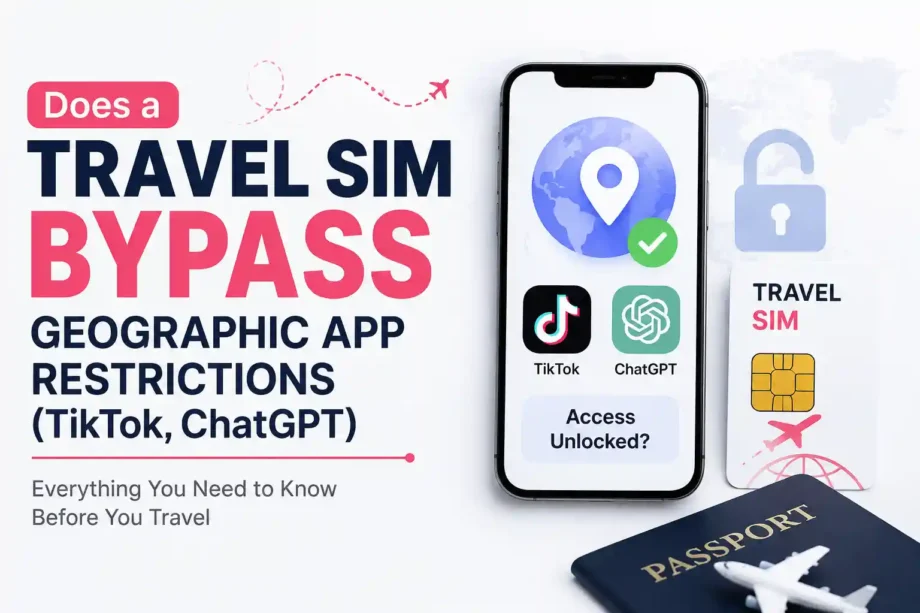 Does a Travel SIM Bypass Geographic App Restrictions (TikTok, ChatGPT) Definitive Guide